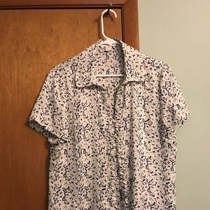 Coldwater Creek Button Front Blouse